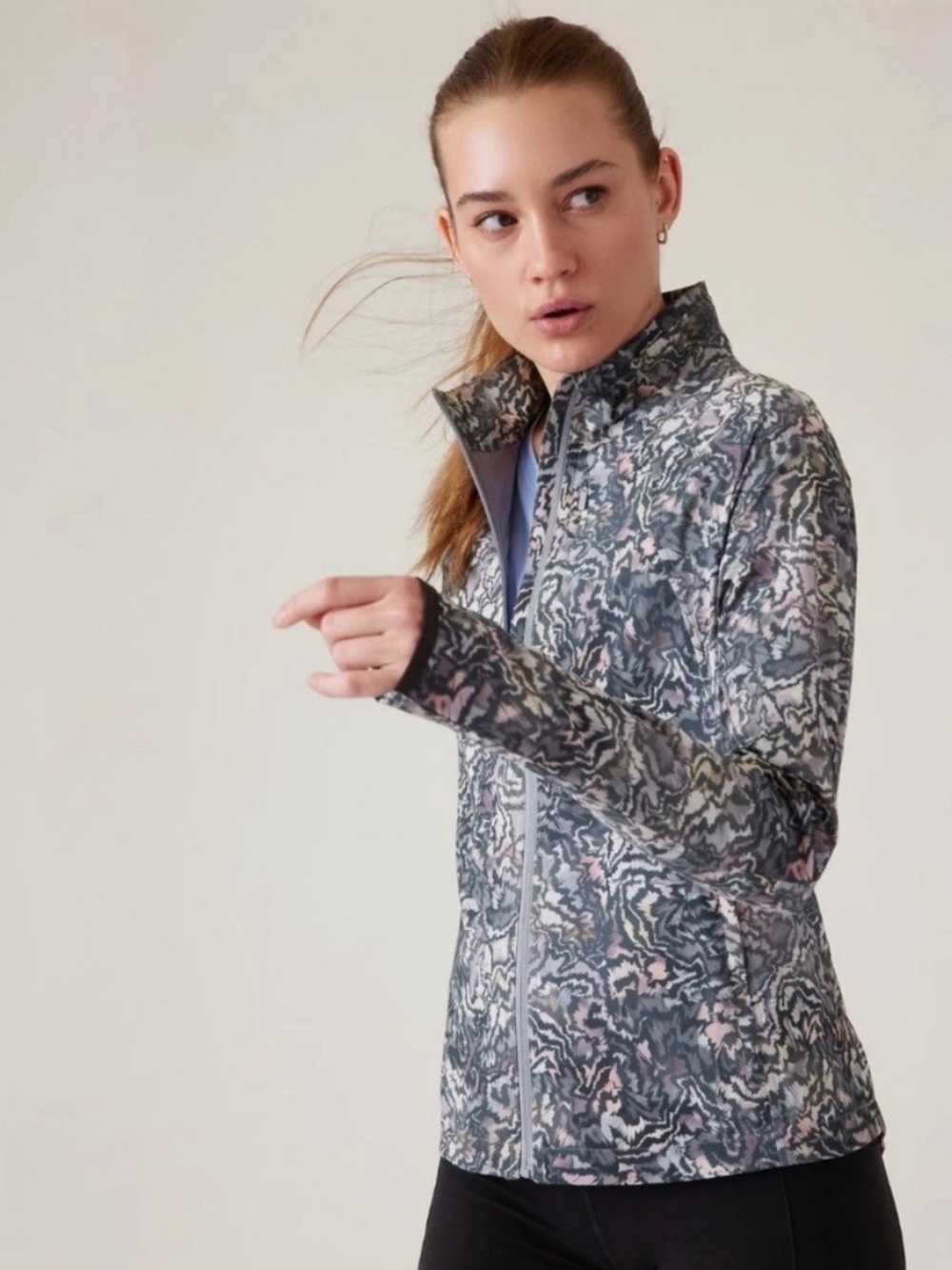 Athleta Run With It Kinetic Full-Zip Jacket Small New Without Tags
